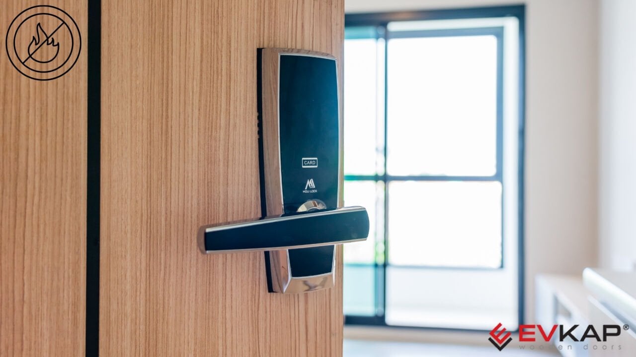 Otel Süitleri için Şık Yangın Dereceli Kapılar