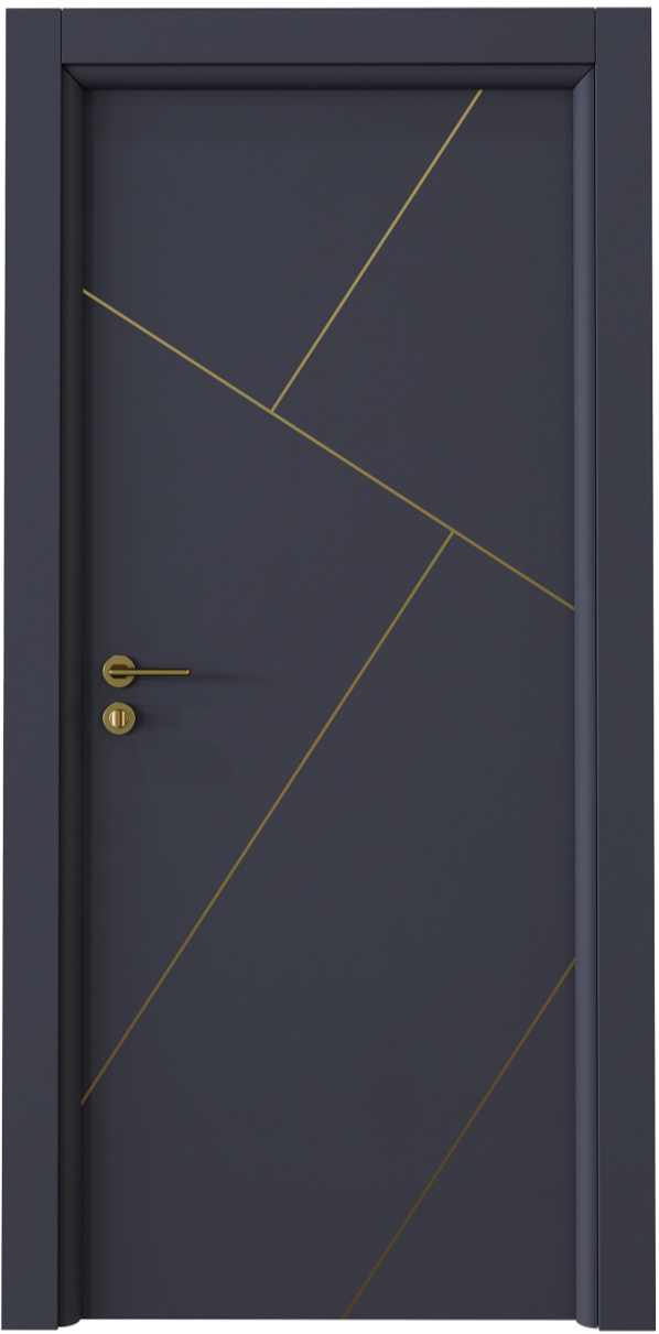 ELT-517 Çizgili Antrasit Pvc Kapı