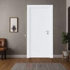 PVC-163 Bute Beyaz Kapı