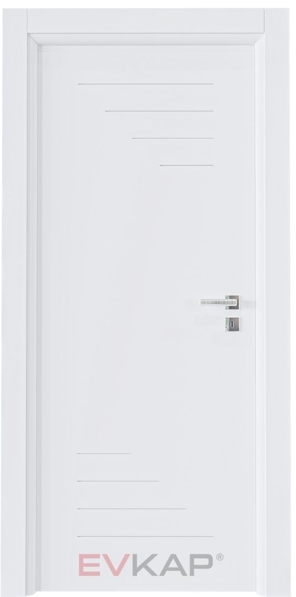 PVC-163 Bute Beyaz Kapı