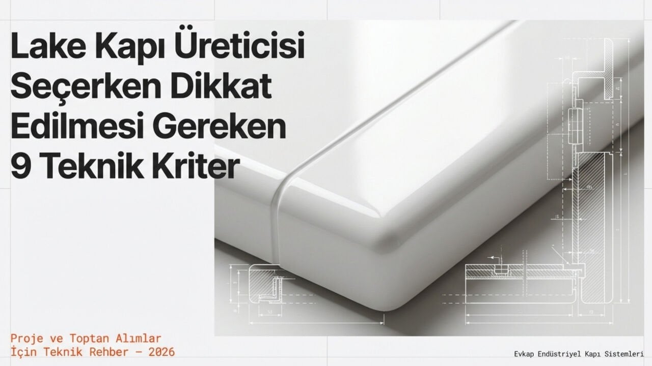 Lake Kapı Üreticisi Seçerken 9 Teknik Kriter