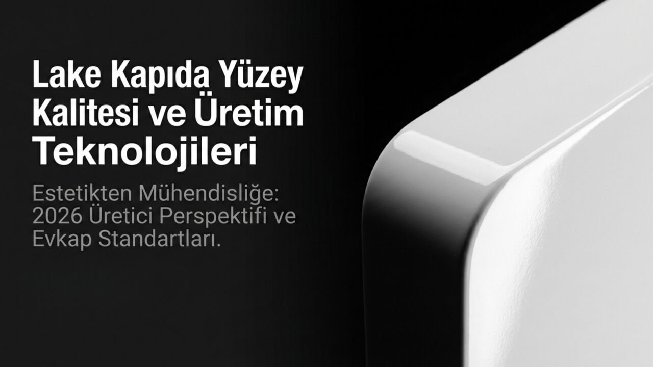 Lake Kapı Üretiminde Yüzey Kalitesi Neden Önemlidir?