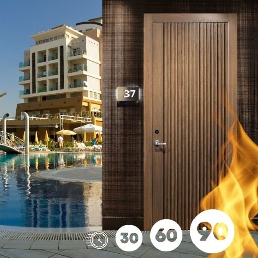 Yangına Dayanıklı Otel Kapıları