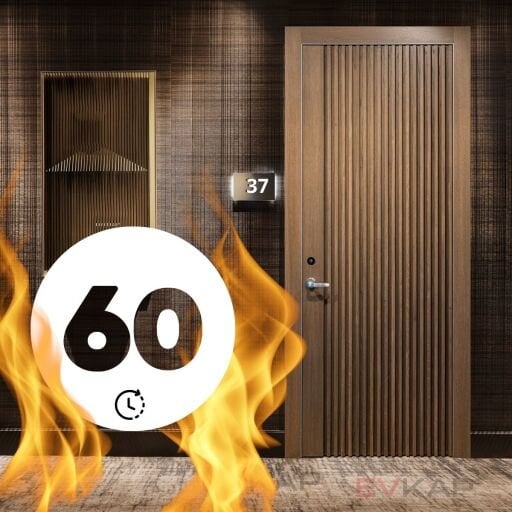 60 dk Yangına Dayanıklı Kapı