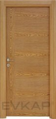 K-06 Hareli Teak Ahşap İç Oda Kapısı