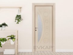 PVC-106 Beyaz Huş Pvc Kapı