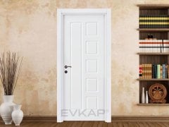 PVC-124 Bute Beyaz Pvc Kapı
