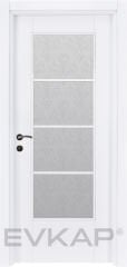 PVC-135 Bute Beyaz Pvc Kapı
