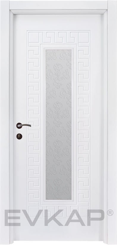 PVC-140 Bute Beyaz Pvc Kapı