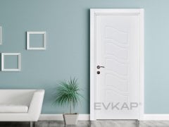 PVC-168 Bute Beyaz Pvc Kapı