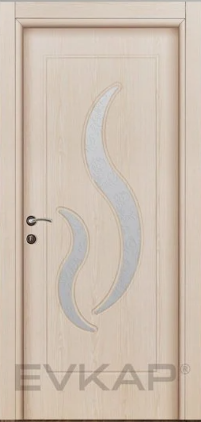 PVC-171 Beyaz Huş Pvc Kapı