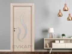 PVC-171 Beyaz Huş Pvc Kapı