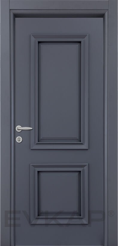PVC RUSTIK-301 Antrasit Gri Pvc Kapı
