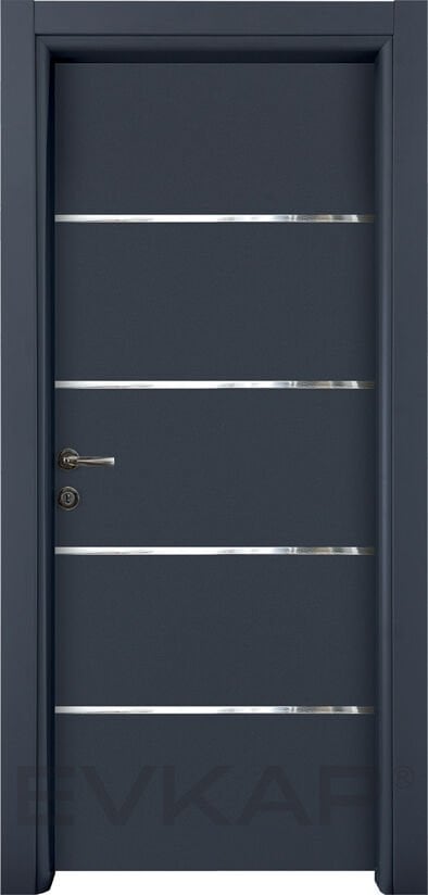ELT-513 Çizgi Antrasit Pvc Kapı