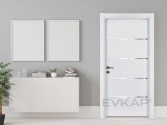 ELT-513 Bute Beyaz Pvc Kapı