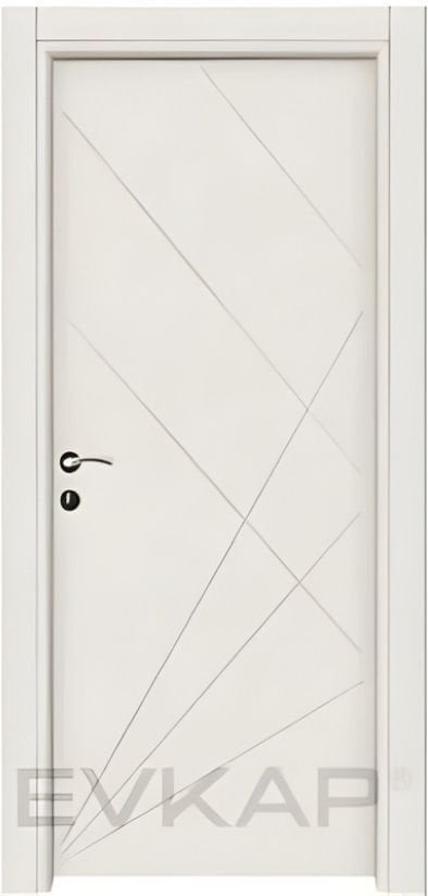 PVC-179 Bute Beyaz Pvc Kapı