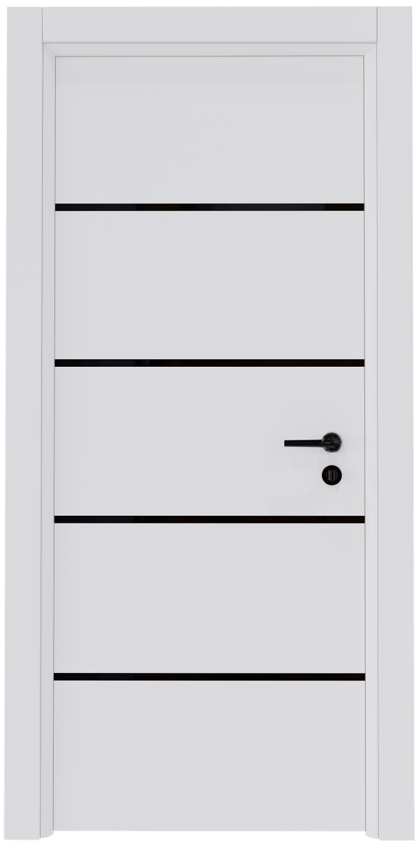 ELT-513 Beyaz-Siyah Pvc Kapı