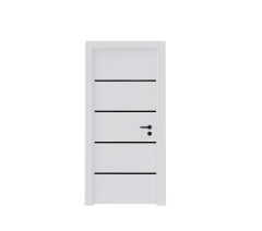 ELT-513 Beyaz-Siyah Pvc Kapı