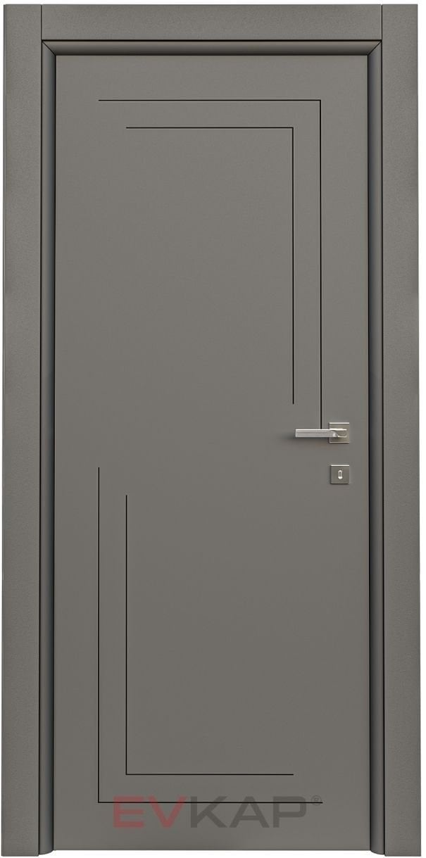 PVC-181 Antrasit PVC Kapı
