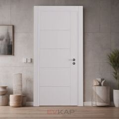 PVC-184 Bute Beyaz PVC Kapı